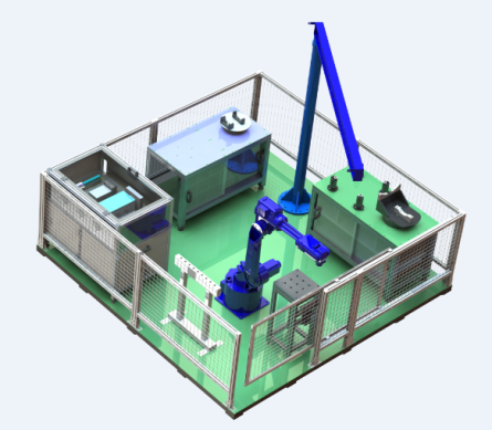 Industrial robot electrical system disassembly and installation training platform