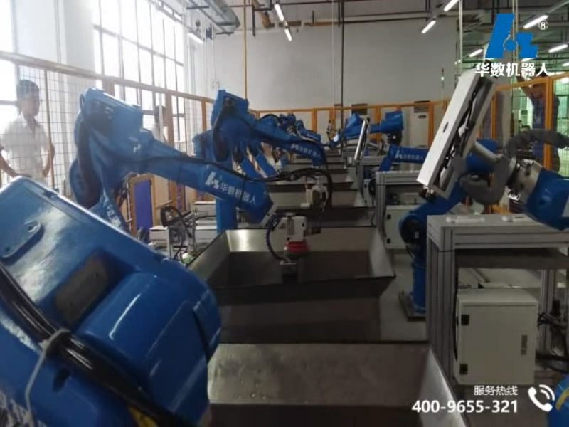 video of mobile phone polishing production line