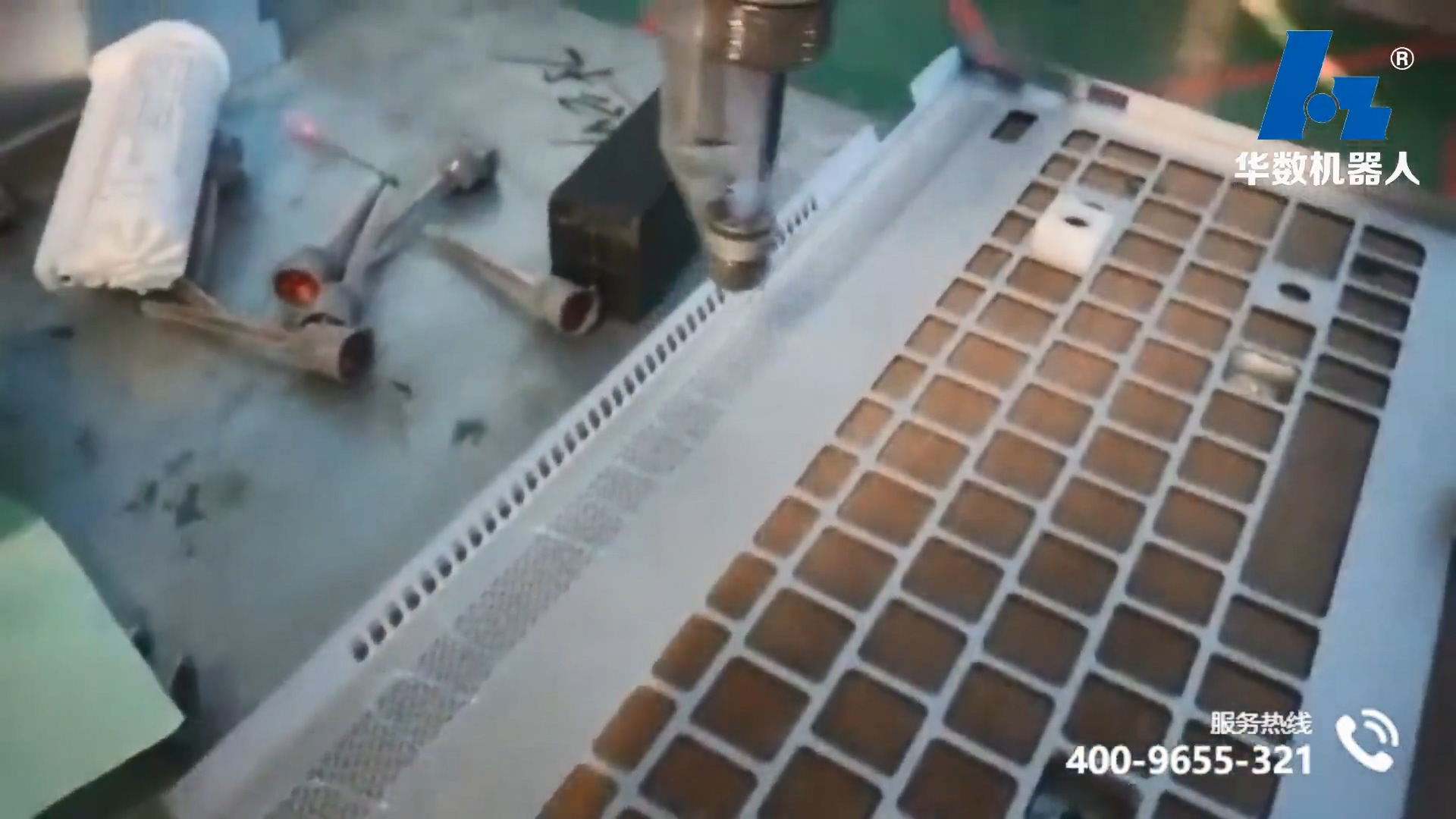 video of laptop gluing application