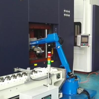 video of Hydraulic machine feeding and blanking