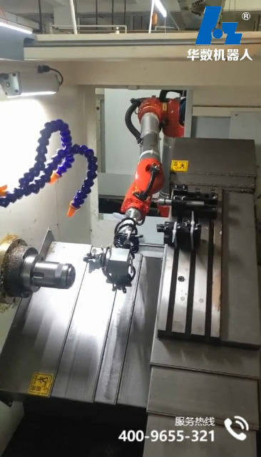 BR606 Bi-spin Robot machine loading and unloading